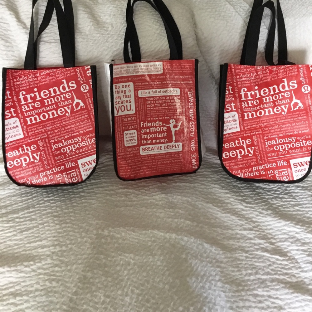 SOLD OUT! Lululemon Reusable Small Tote Bags